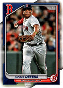 2024 Bowman Green Pattern Rafael Devers