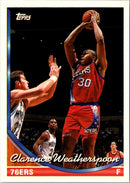 1993 Topps Clarence Weatherspoon