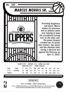 2022 Hoops Red Backs Marcus Morris Sr.
