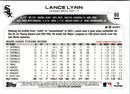 2022 Topps Chrome Sonic Black & White RayWave Lance Lynn