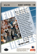 1993 Upper Deck Future Heroes Barry Sanders