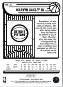 2022 Hoops Blue Marvin Bagley III