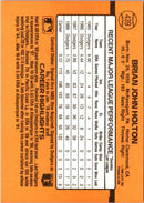1989 Donruss Brian Holton