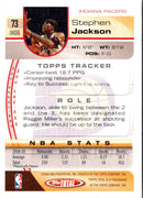2005 Topps Total Silver Stephen Jackson