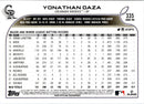 2022 Topps All-Star Game Stamped Yonathan Daza