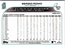 2022 Topps Chrome Update Purple Refractor Sergio Romo