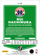 2021 Donruss Holo Red and Gold Laser Rui Hachimura