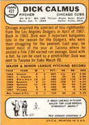 1968 Topps Dick Calmus