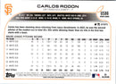 2022 Topps Update Carlos Rodon