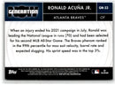 2022 Topps Generation Now Ronald Acuña Jr.