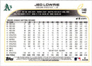 2022 Topps Chrome Jed Lowrie