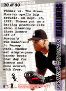 1997 Fleer Headliners Frank Thomas