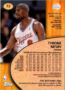 2000 Topps Tyrone Nesby #