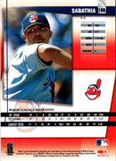 2002 Donruss Fan Club CC Sabathia