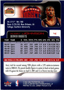 2001 Fleer Focus Avery Johnson