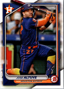 2024 Bowman Green Pattern Jose Altuve
