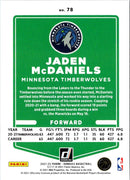 2021 Donruss Jaden McDaniels