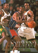 1997 Fleer Traditions Crystal Eddie Johnson