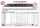 2022 Topps Orange Star Martin Perez