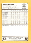 1988 Donruss Baseball's Best Brett Butler