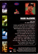 1999 Stadium Club Never Compromise Mark McGwire