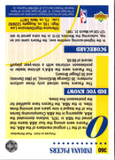 1992 Upper Deck Indiana Pacers