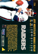 1995 Pinnacle Club Collection Jeff Hostetler