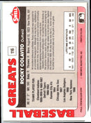 1991 Swell Baseball Greats Rocky Colavito