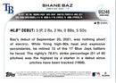 2022 Topps Update Gold Foil Shane Baz