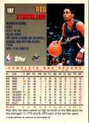 1997 Topps Chrome Refractors Rod Strickland