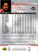 2007 Upper Deck First Edition Donyell Marshall