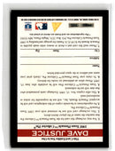 1995 Pinnacle Team Collector Pin Redemptions Dave Justice