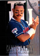 1995 Pacific Prisms Team Logo Cleveland Indians