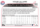 2022 Topps Update Kolby Allard