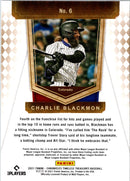 2021 Panini Chronicles Timeless Treasures Charlie Blackmon