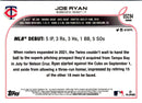 2022 Topps Chrome Update Joe Ryan