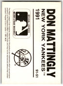 1991 Playball U.S.A. Don Mattingly