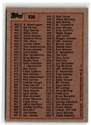 1983 Fleer Bill Campbell