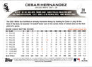 2022 Topps Cesar Hernandez