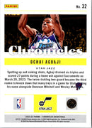 2022 Panini Chronicles Ochai Agbaji