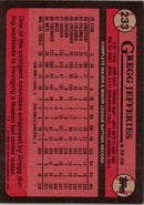 1989 Topps Gregg Jefferies