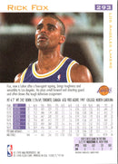 1997 Fleer Traditions Crystal Rick Fox