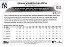 2022 Topps Update Isiah Kiner-Falefa
