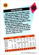 1991 SkyBox Brian Williams