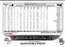 2022 Topps Chrome Update Purple Refractor Jhoulys Chacin