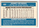 1982 Donruss Johnny Bench