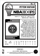 2023 Hoops Peyton Watson
