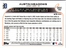 2022 Topps Chrome Update Purple Refractor Austin Meadows