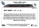 2022 Topps Chrome Update Purple Refractor Vidal Brujan