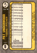 1981 Fleer Pat Underwood